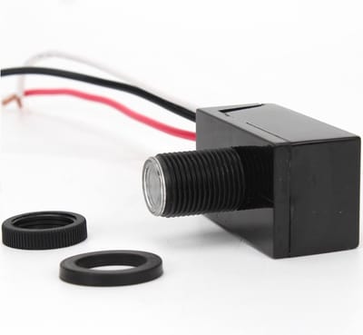 Photocell sensor - Button Photocell IP65- AC120v-277v 110v 220v mini photoelectric switch photocell-dusk to dawn sensor photoelectric switch sensor automatic