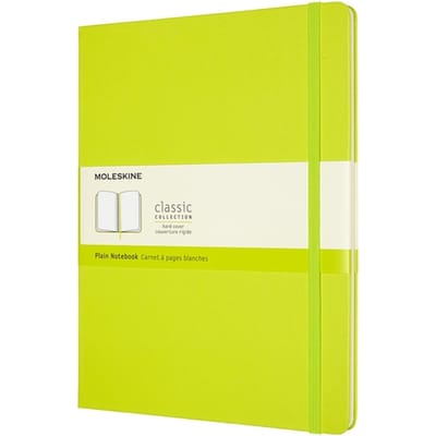 Moleskine Classic Notitieboek - Extra Large - Hardcover - Blanco - Citroen Groen