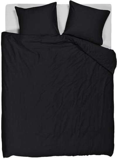 Beddinghouse Change dekbedovertrek - Effen - Tweepersoons - 200x200/220 - Black