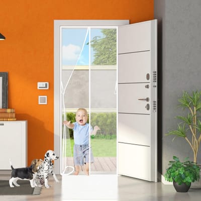 Magnetische Insectenhordeur voor Schuifdeuren en Balkons 80 x 180 cm