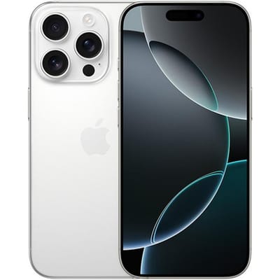 Apple iPhone 16 Pro (Version Chine) - Double nanoSIM, pas d'eSIM, 8/128 Go titane blanc