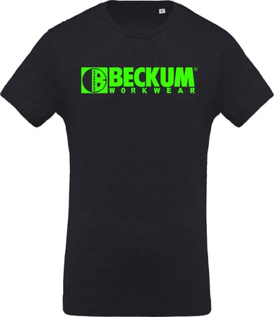 Beckum Workwear EBTS04 T-shirt met logo Navy Heather L