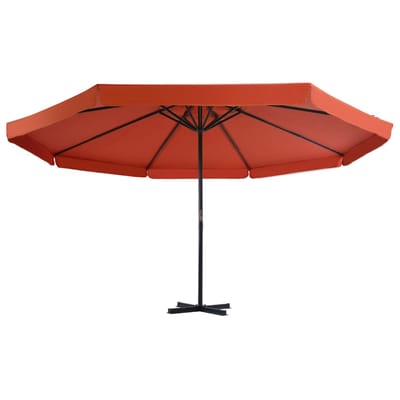 vidaXL - Parasol - met - draagbare - voet - terracottakleurig