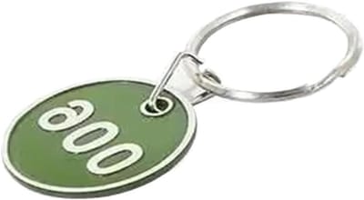 Metalen Sleutel Labels - Nummer Labels - Organiseren van Sleutels - Duurzaam Aluminium - 30 mm Schijf - Groen