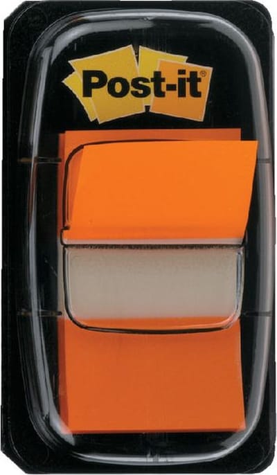 Indextabs post-it 680 25.4x43.2mm oranje | 12 stuks