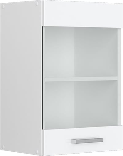 Vicco R-Line Hangkast – 40 cm met glazen deur Wit Hoogglans