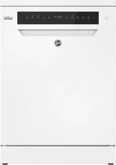 Hoover HF 6C4F0W - Vrijstaande Vaatwasser - 16 Couverts - Energieklass C - Speed-Drive Inverter - Auto open - 44 dB - Wifi - 10 Jaar Garantie op onderdelen