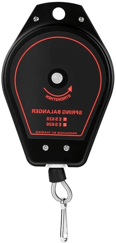 Retractable Scale voor Kabelbalancers, 0.6-2 kg, Tool Holder met Metalen en Rubber Pulley, Voorkom Gereedschapschade en Verhoog Efficiëntie