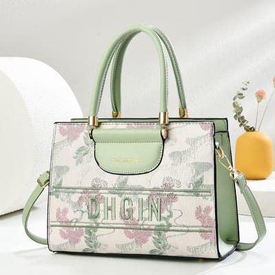 Nieuwe Eenvoudige Print Mode Handtas High-end Kleurafstemming Casual Schoudertas met Grote Capaciteit Crossbody Tas . beige