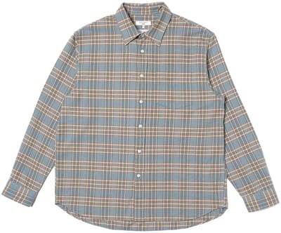 Nudie Jeans Filip Prairie Overhemd Met Lange Mouwen Blauw M Man