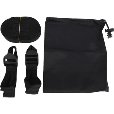 Winddichte Tentstok Fix Gesp Stevige Fixatie Lichtgewicht Luifelstok Fixeerband Met Opbergtas black