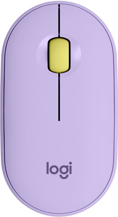 Logitech Pebble M350 - Draadloze Muis - Bluetooth - Lavender
