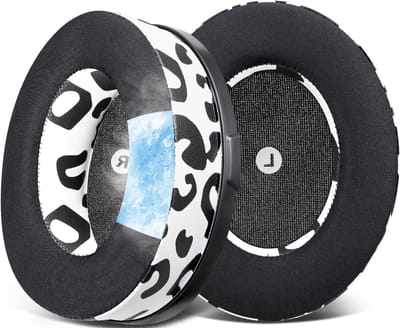 Vervangende Oorkussens van Koel Gel voor Audeze Penrose en HyperX Cloud Orbit Hoofdtelefoons, Geluidsisolerende Kussens met Duurzaam IJs Zijde Stof