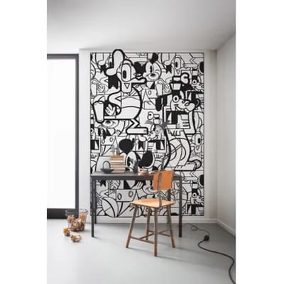 Fotobehang - Mickey Constructive 200x280cm - Vliesbehang