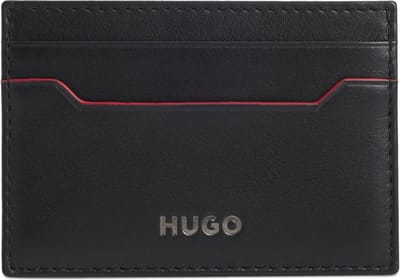 HUGO Kaarthouder Sleutelhanger New Subway Gift Set GB Cardcase / Keyring Black Zwart