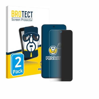 BROTECT - privacy screenprotector voor realme C85 - Folie Beschermfolie Blauwlichtfilter 2 Stuks