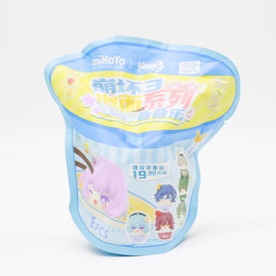 Série de nouilles instantanées Honkai Star Rail MiHoYo authentique Sac surprise empilable Objets de collection tendance Cadeaux Anime Jouet white
