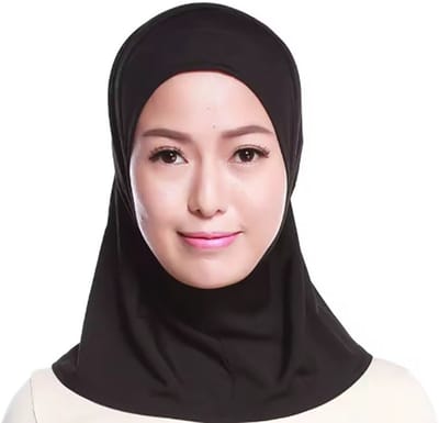 Actie4you® - Hijab – Schouderlengte – Hoofddoek – Islamitisch – Muts- Zwart