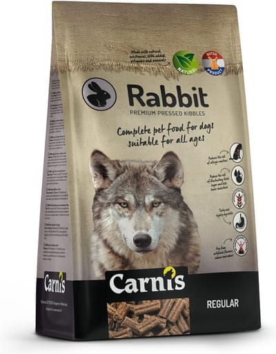 Carnis Droog Konijn Regular 12,5Kg + Gratis Schuurman 100% Konijn Snack