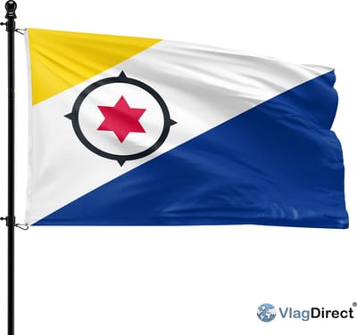 VlagDirect - Bonairiaanse vlag - Bonaire vlag - 90 x 150 cm.