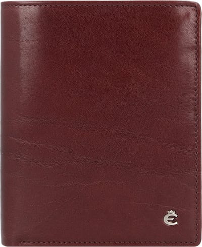 Esquire Toscana Portemonnee RFID-bescherming Leer 9.5 cm - Jongens - Staand formaat - coffee