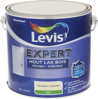 Levis - Expert Hout Lak Binnen Mat - Karamel - 2,5 L