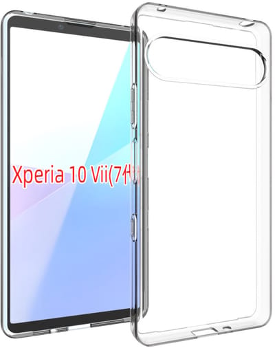 MobyDefend Hoesje - Geschikt voor Sony Xperia 10 VII - Transparante TPU Backcover - Volledig Doorzichtig