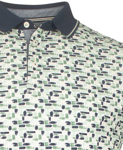 Baileys poloshirt korte mouw groen
