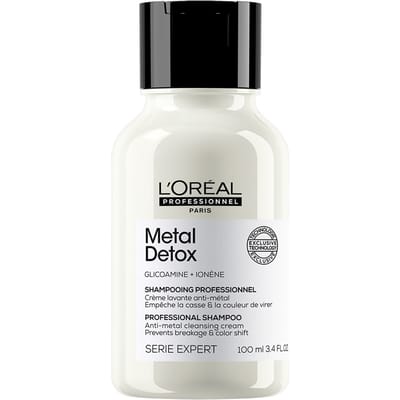 L'Oréal Professionnel Metal Detox Shampoo - Reinigende en beschermende shampoo tegen haarbreuk en kleurverandering - Voor beschadigd haar - 100ml