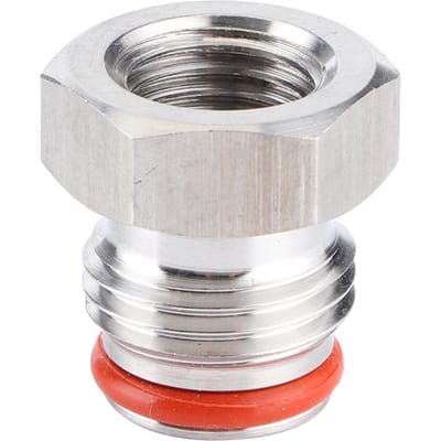 1/4in FFL x 19/32in?18 UNF Stekker Adapter Connector voor Zelfbrouw Bierfust Onderdelen Fustmateriaal white