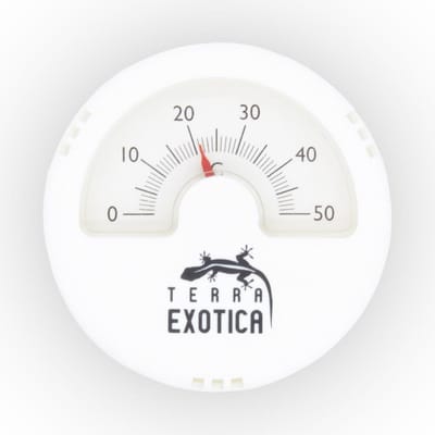 Analoge Binnenthermometer - Mooie Witte Temperatuurmeter