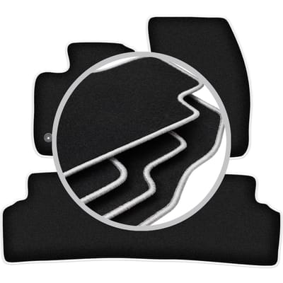 CARLUX-SILVER automatten voor: Ford Tourneo Courier combivan (2014-)