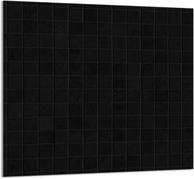 TMK ArtDeko Serie - Glazen Keukenpaneel - 65x60 cm - Zwart