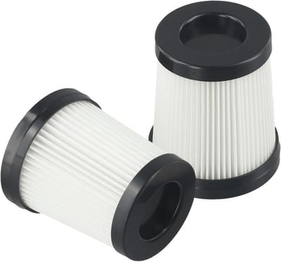 2-stuks filtervervanging spatronen - Geschikt voor TINECO - Gemakkelijk schoon te maken - Accessoires voor stofzuigerfilters - Onderdelen voor stofzuigers - Gemakkelijk te installeren - Filter Set Geschikt - Stofzuiger Onderdelen - Wit
