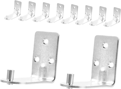 Brandblusser Beugel - Wandmontage Haak - Ruimtebesparend Ophangen - L-Vorm Ontwerp - 7x5.2cm - Transparant