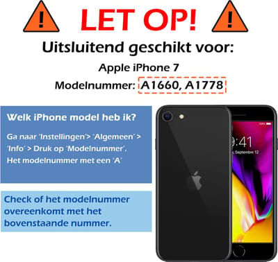 Screenprotector - Geschikt voor Apple iPhone 7 - Full Cover - Gehard Glas - Beschermglas - Tempered Glass - Screen Protector