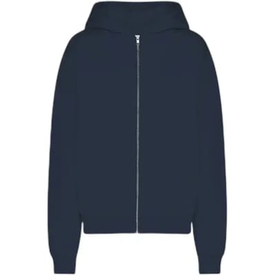 Hooded sweatshirt met rits Colorful Standard Organic Navy Blue