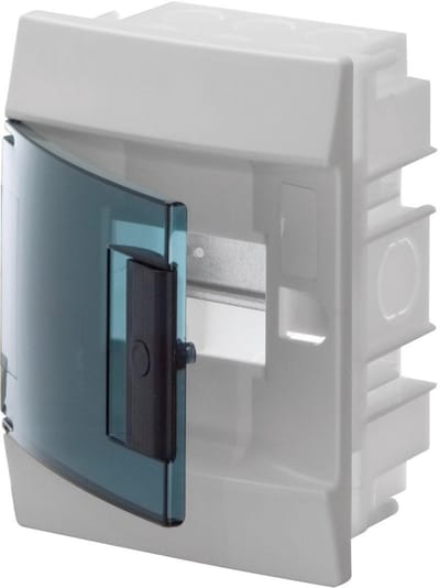 Inbouw Groepenkast - Verdeelkast Elektra - Installatie Elektra - Transparante Deur - 41 Modulen - Wit