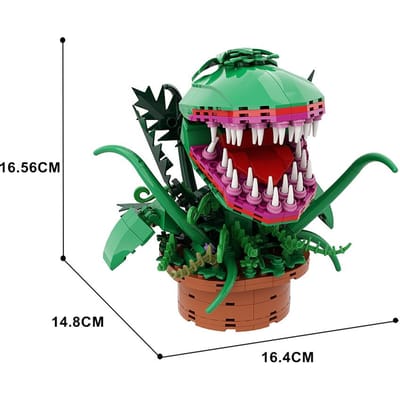 Gobricks MOC Potplanten Kannibaalbloemen Bouwstenen Ideaal Voor Film Audrey II-Little Shop of Horrors Bakstenen Speelgoed Cadeaus