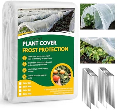 Wintervlies voor Planten - 2 x 10 m Vorstbescherming 35gsm