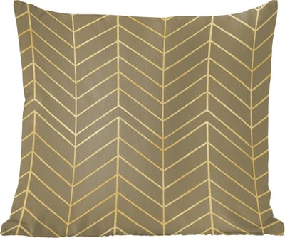 Sierkussens - Kussentjes Woonkamer - 50x50 cm - Patronen - Luxe - Groen - Geel