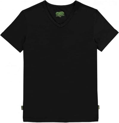Boru Bamboo - T-shirt V-hals - Zwart - M - Bamboe T-shirt - Modern Fit - Ademend - Anti-Zweet - 2314