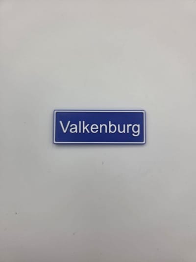 Koelkast Magneet plaatsnaam 8 X 3 CM Valkenburg