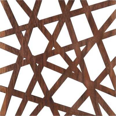 Krumble Pannenonderzetter - Vierkant - Hout - Bruin - Pan onderzetter - Pan accessoires - Hittebestendig - 15 x 15 x 1 cm