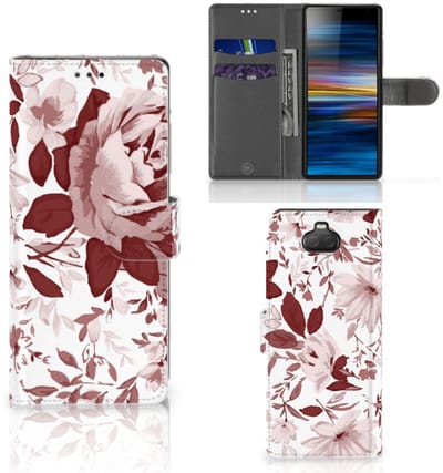 Hoesje Sony Xperia 10 Watercolor Flowers
