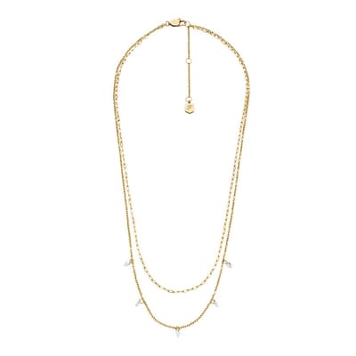 FOSSIL ELLIS Dames Collier - Goudkleurig