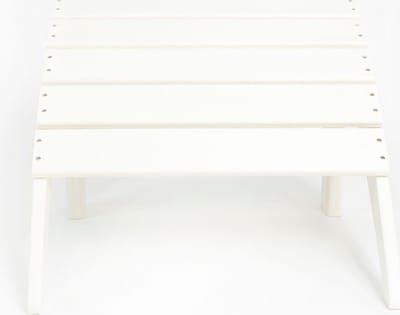 Sissy-Boy - Witte fanback chair voetenbankje