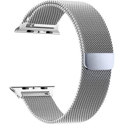 Vervangbare Roestvrijstalen Horlogeband Milanese Magnetische Gesp Band Compatibel met Apple Watch 38-40mm