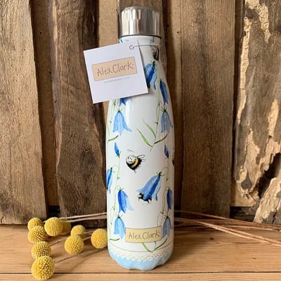Alex Clark Thermosfles Bee & Harebell ~ Bijen en Bloemen