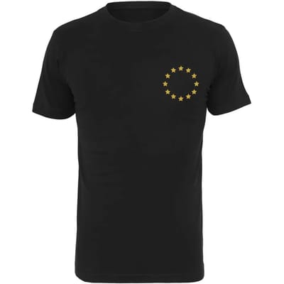 Urban Classics Heren Tshirt -S- Europe Banksy Zwart